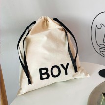 Cotton bag for things 30*35 cm Boy (light)