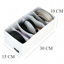 Sock organizer 30*15*10 cm ORGANIZE (white)