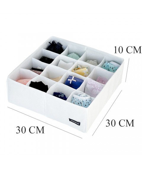 Underwear organizer 30*30*10 cm ORGANIZE (white)