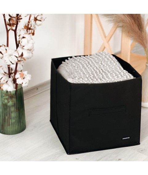 Textile trunk 30*30*30 cm (black)