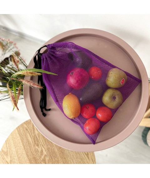 Eco grocery bag L 30*40 cm (purple)