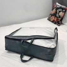 Упаковка для одеяла и подушек L - 70*50*20 см ORGANIZE (серый)