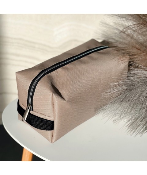 Large cosmetic bag 26*14*12 cm ORGANIZE (beige)