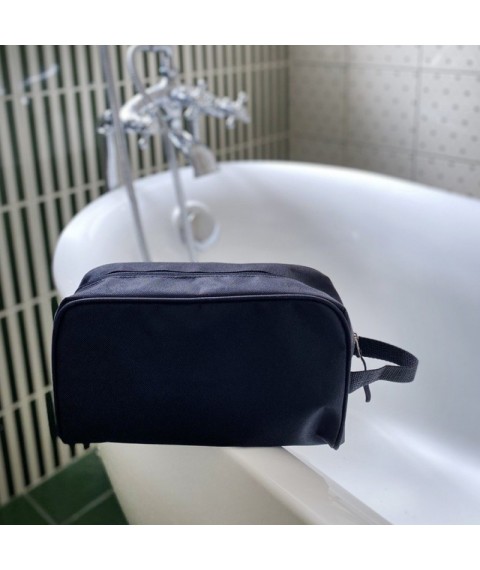 Men's travel toiletry case 25*12*12 cm ORGANIZE (black)