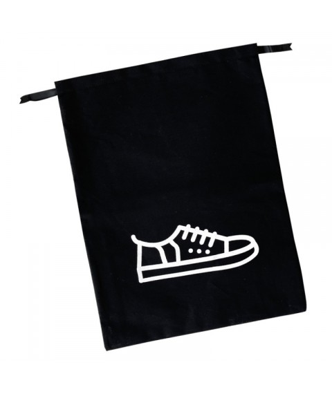 Cotton shoe bag 30*40 cm Shoes (black)