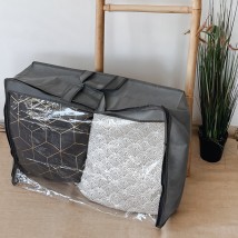 Сумка-упаковка для одеяла и вещей M (серый)
