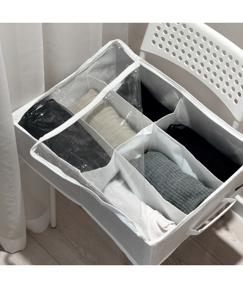 Shoe storage box for 6 pairs up to size 39 ORGANIZE (white)