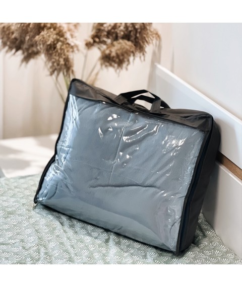 PVC suitcase for blankets and pillows S - 55*45*18 cm (gray)