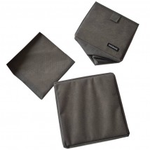 Organizer for small items with lid XS - 17*17*16 cm (gray)