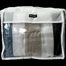 Большая сумка-органайзер для вещей 40*31*15 см ORGANIZE (белый)