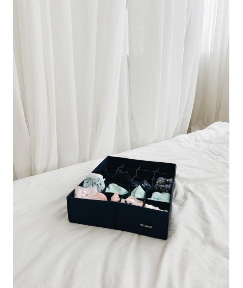 Коробочка для трусиків 20 комірок ORGANIZE (джинс)