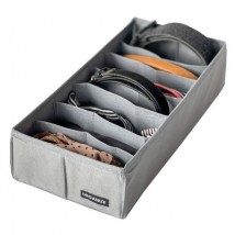 Box for tights, T-shirts or belts ORGANIZE (gray)