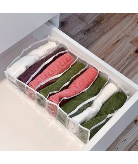 Vertical storage organizer L (white)