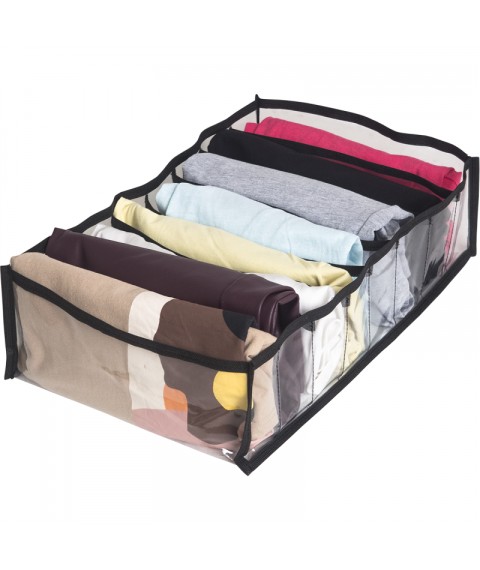 Роздільник для вертикального зберігання речей L (чорний)