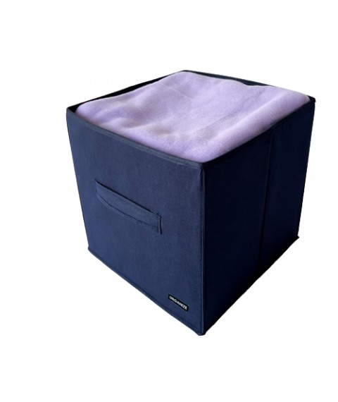 Короб 30*30*30 см ORGANIZE (синій)
