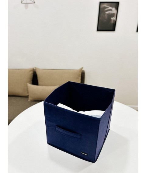 Короб 30*30*30 см ORGANIZE (синій)
