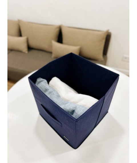 Короб 30*30*30 см ORGANIZE (синій)