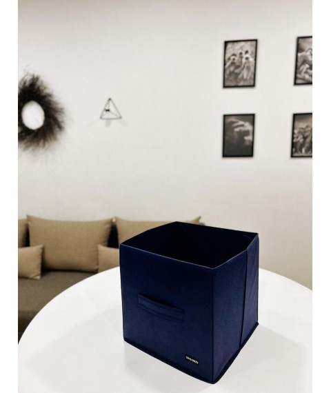 Короб 30*30*30 см ORGANIZE (синій)