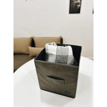Ящик текстильний 30*30*30 см ORGANIZE (сірий)