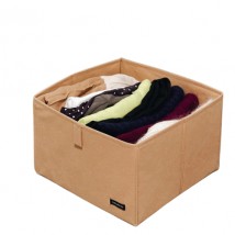 Organizer box for storing things L (beige)