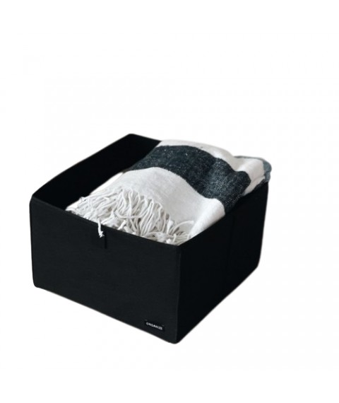 Коробка для зберігання одягу L - 30*30*20 см (чорний)