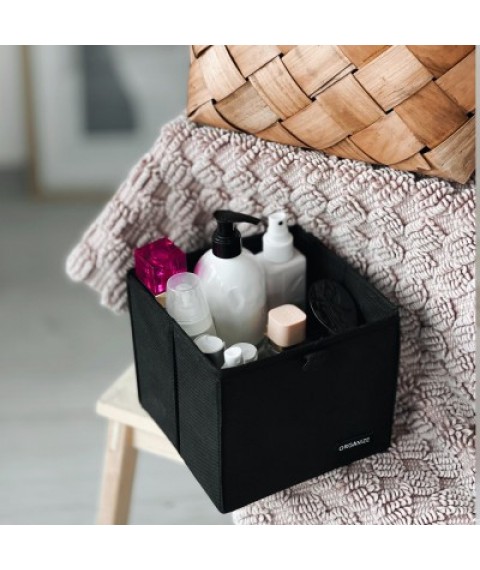 Organizer for small items XS - 17*17*16 cm (black)