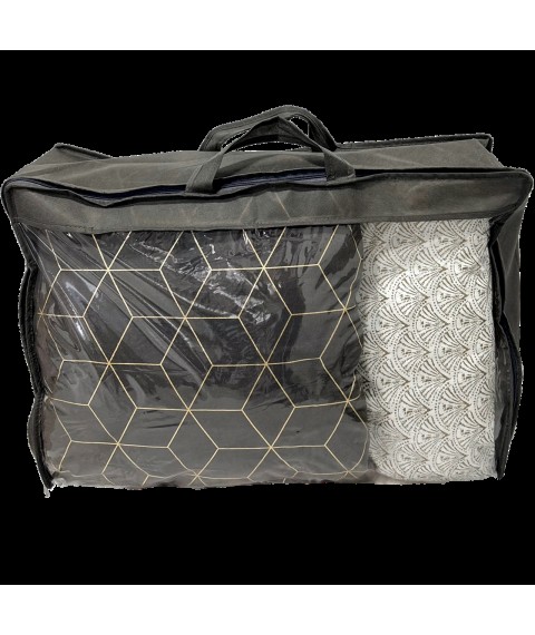 Packaging bag for blankets and things M (gray)