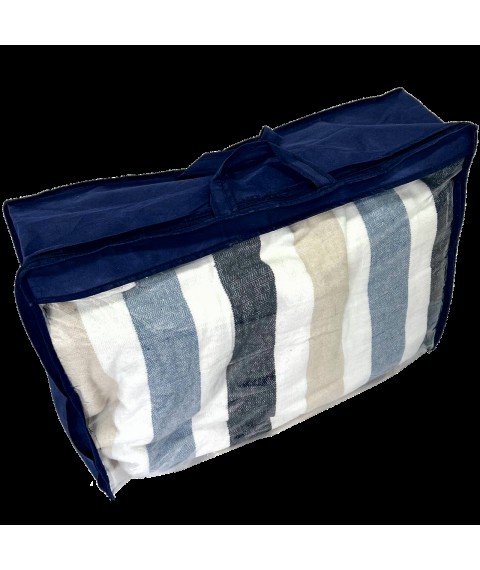 Упаковка для ковдри та подушки L (синій)