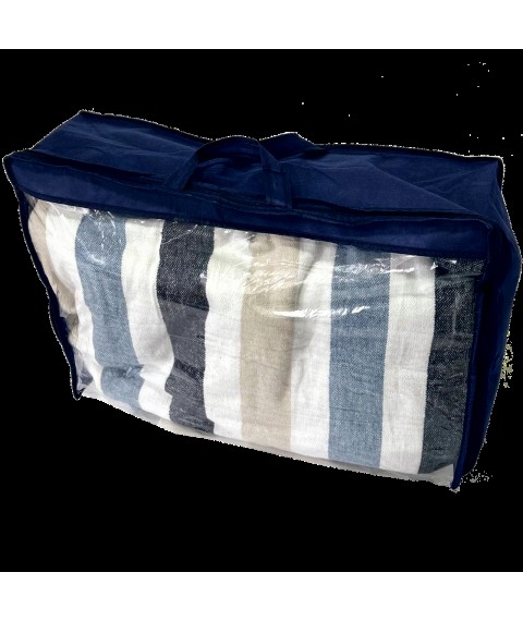 Упаковка для ковдри та подушки L (синій)