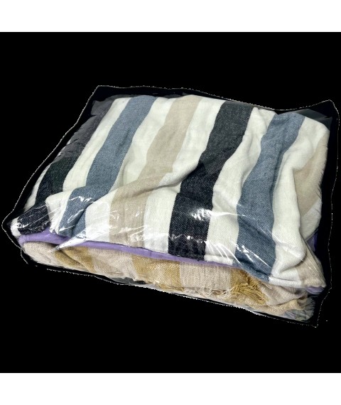 Packaging for blankets and pillows L - 70*50*20 cm ORGANIZE (black)