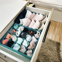 Set of organizers for panties and busts 2 pcs ORGANIZE (azure)