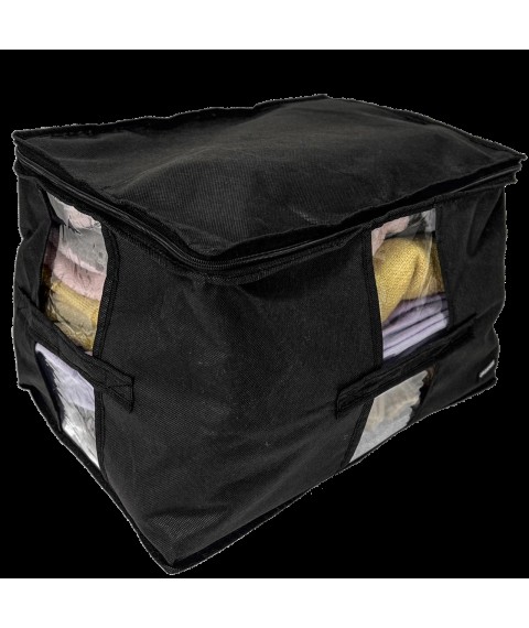 Большая сумка для хранения вещей XL - 46*32*29 см (черный)
