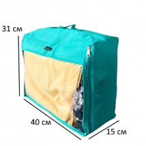Large travel bag for things ORGANIZE (azure blue)