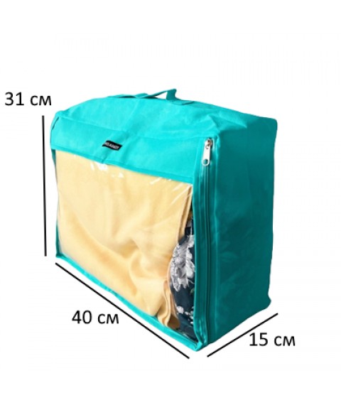 Large travel bag for things ORGANIZE (azure blue)