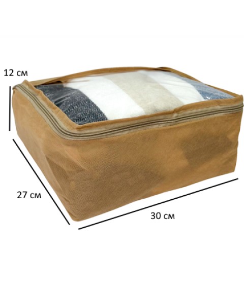Medium travel bag for things ORGANIZE (beige)