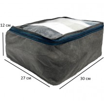 Medium travel bag for things ORGANIZE (gray)