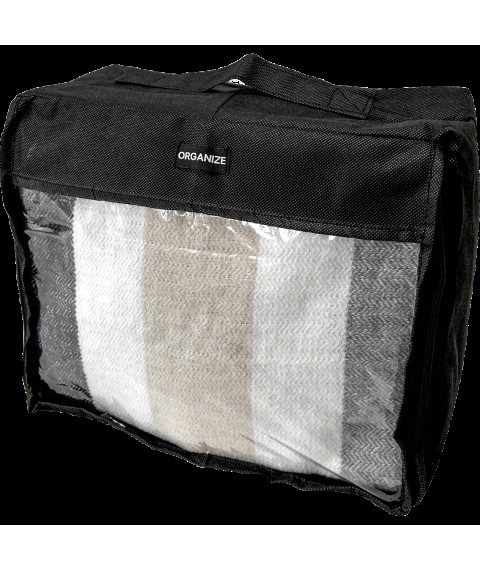 Середня дорожня сумка для речей ORGANIZE (чорний)
