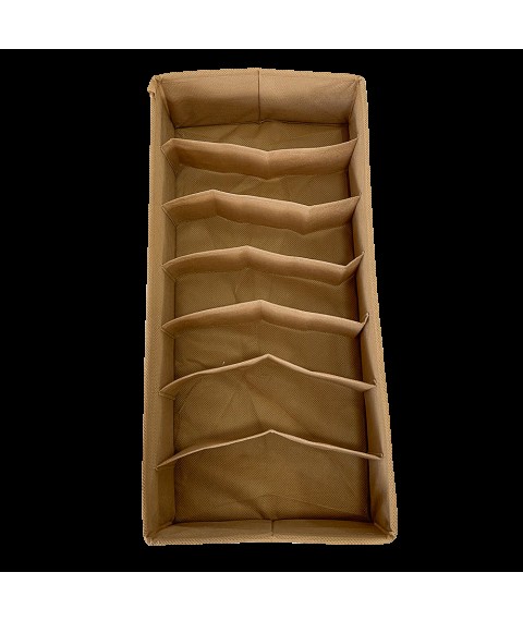 Organizer for socks/tights/belts 17*35*8 cm ORGANIZE (beige)
