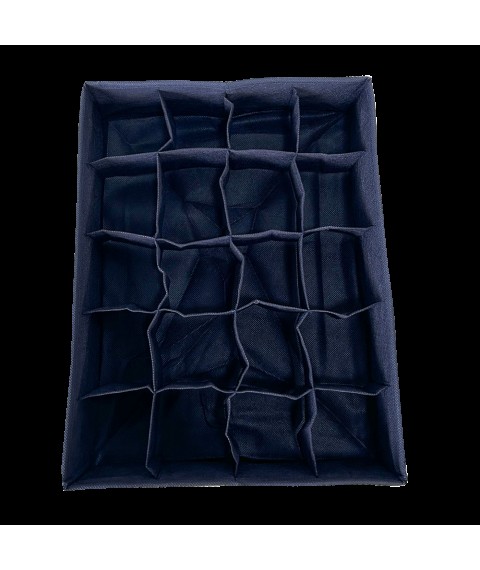 Коробочка для трусиків 20 комірок ORGANIZE (джинс)