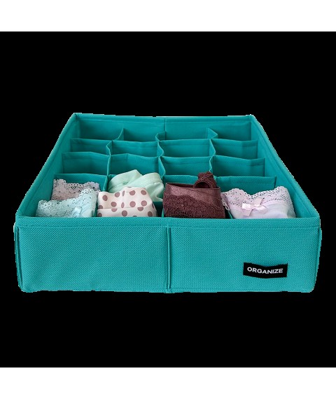 Panty box 20 cells ORGANIZE (azure)