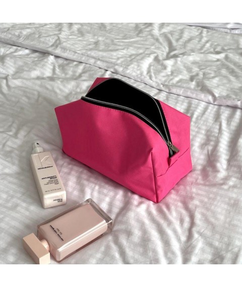 Capacity cosmetic bag 26*14*12 cm ORGANIZE (pink)