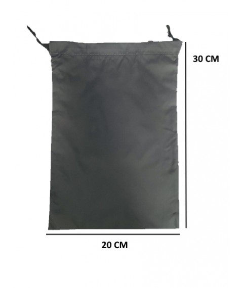 Nylon cereal bag S 30*20 cm (gray)