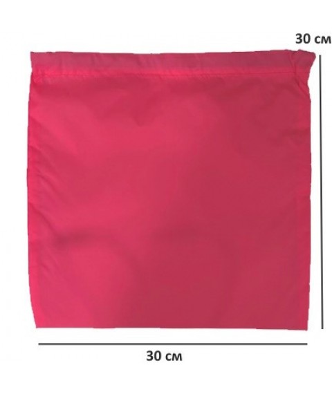 Сумка для продуктов из плотного нейлона M 30*30 см (розовый)
