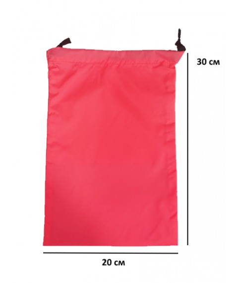 Thick nylon grocery bag S 30*20 cm (pink)