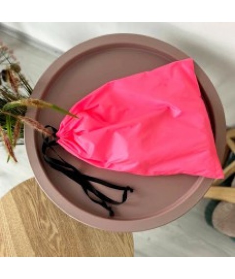 Grocery bag made of thick nylon L 30*40 cm (pink)