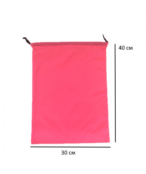 Grocery bag made of thick nylon L 30*40 cm (pink)