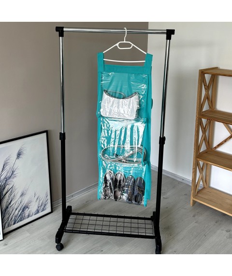 Hanging case for storing bags L ORGANIZE (azure)