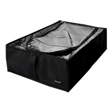 Textile storage case for 4 compartments 50*35*14 cm (with removable partitions) ORGANIZE (black)