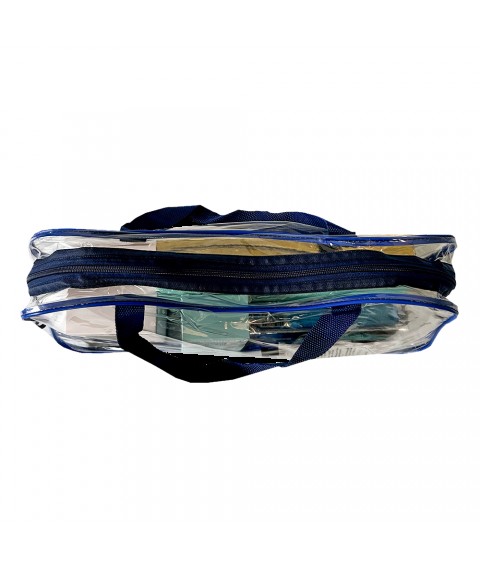 Compact bag for maternity hospital or for things 40*20*10 cm (blue)