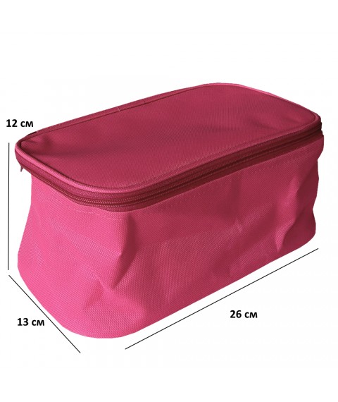 Travel organizer bag for laundry 26*13*12 cm ORGANIZE (pink)